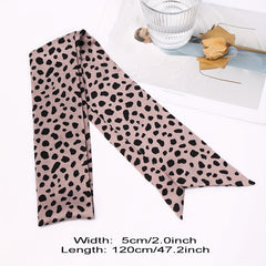 Leopard Neck Scarf Classic Print Vintage Head Scarf