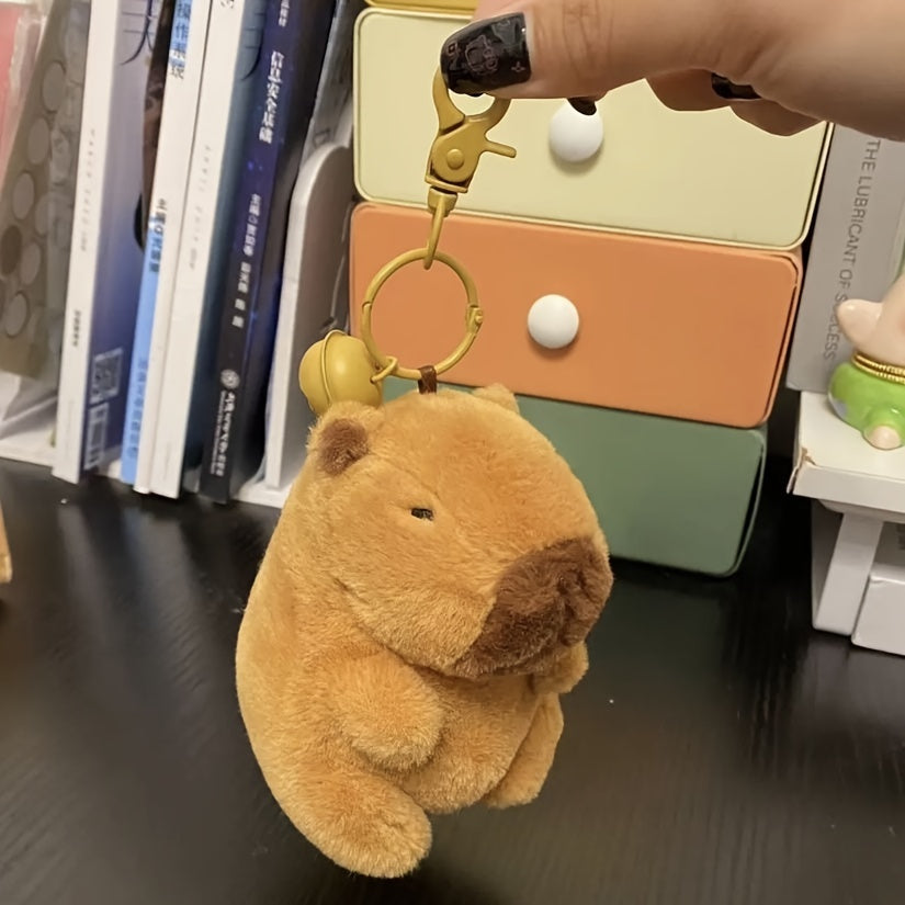 Capybara Pendant Plush Doll Student Gift Portable Card
