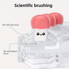 Baby Child Elephant U-shaped Silicone Toothbrush