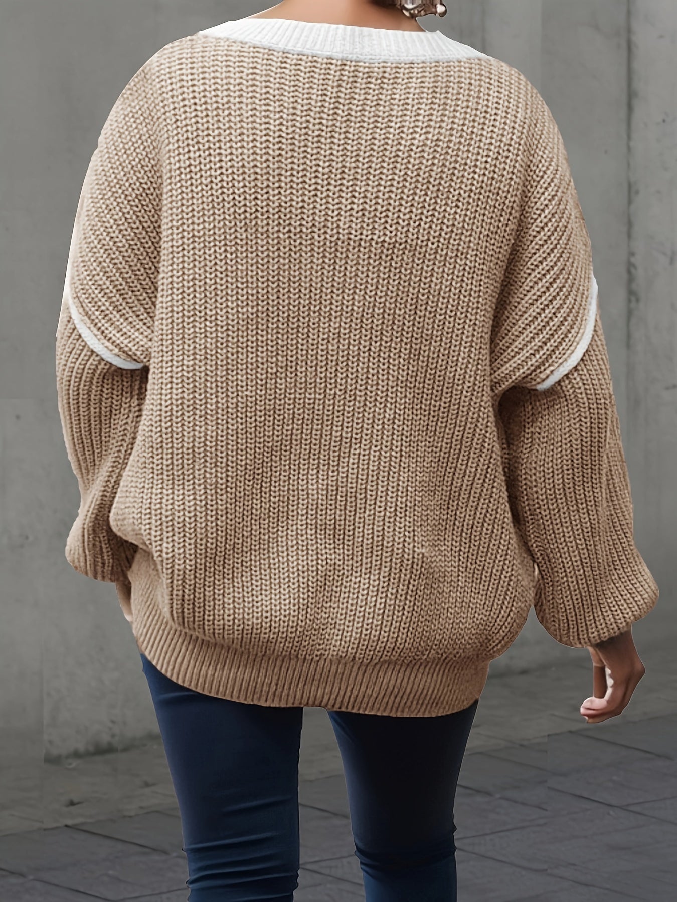 Colorblock Round Neck Jumper