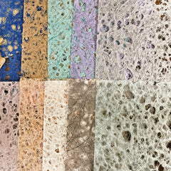 9sheets A5 Colorful Hollow Tissue Paper Texture Paper Fancy Card Pack