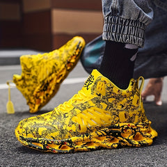 Men's Camouflage Breathable Lace up Sneakers