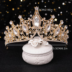 Rhinestone Crown Headband Wedding Bridal Hairband Party Tiara Decorations
