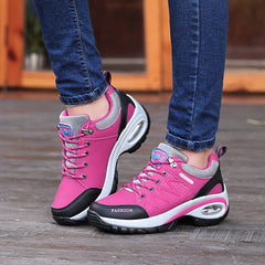 Non Slip Hiking Shoes for Women Comfortable Air Cushion Bottom Sneakers