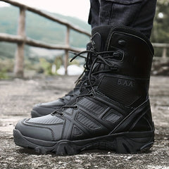 Men's Military Tactical Boots Wear-resistant Combat Boots For Outdoor Hiking