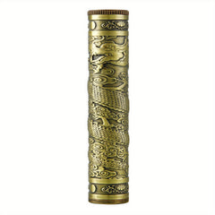 Portable Waterproof Metal Cigarette Case Buddha Dragon Skull Embossed