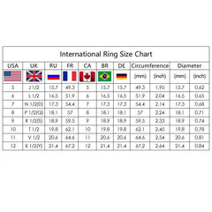 1945 History Ring Double Side Stamp Painting For Men