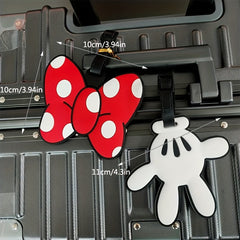 Cartoon Shape Soft Surface Luggage Tags With Rope Boarding Tag