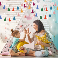 Colorful Tassel Garland Wall Hanging Home Decor 1 Pack