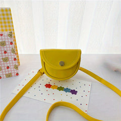 Girls Mini Crossbody Bag Magnetic Closure Shoulder Bag Saddle Bag