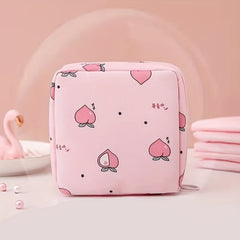 Reusable Nylon Tampon Storage Bag Mini Zipper Period Pouch