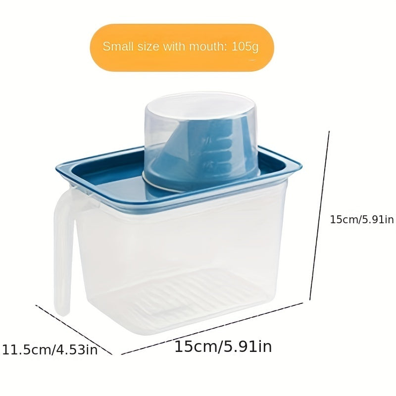 2pcs Sealed Jars Grains Transparent Food Jars Moisture proof Fresh keeping Box