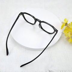 2pcs Men's Light Glasses Unisex Computer Glasses Square Light Glasses