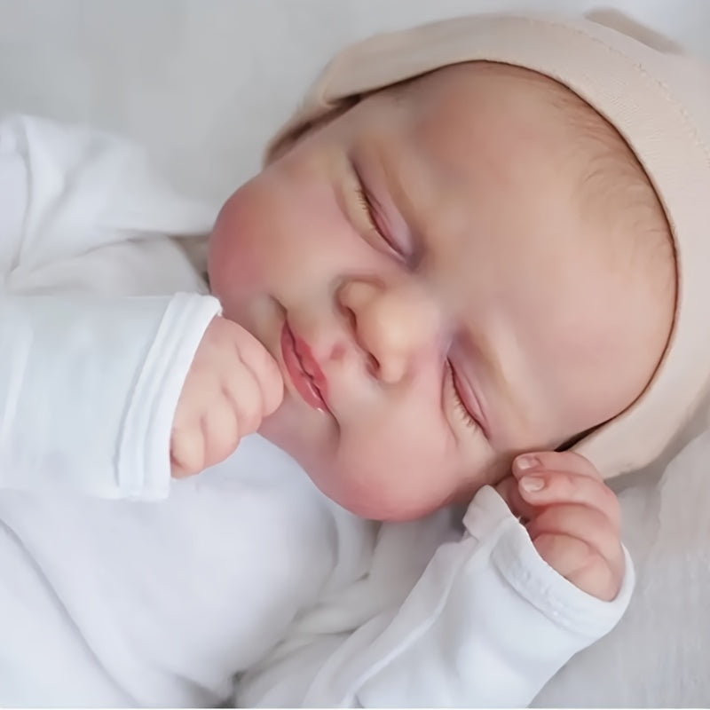 Handcrafted Reborn Youngsters Doll with 3D Painted Skin & Soft Vinyl Limbs