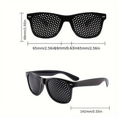 Classic Needle Hole Glasses For Men Women Daily Decors