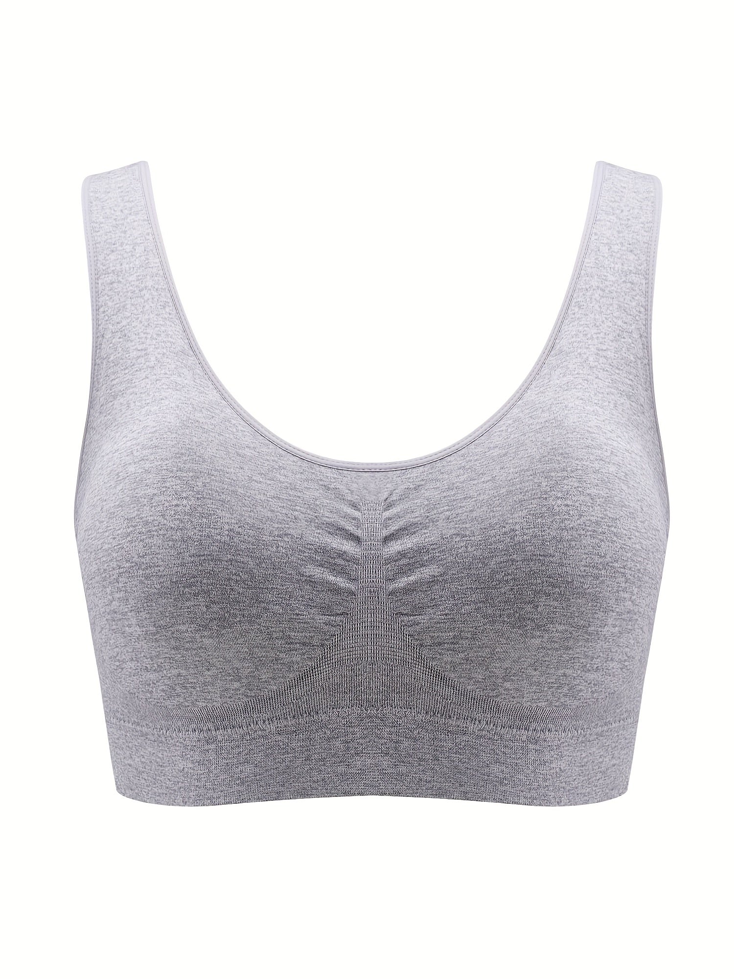 Seamless Ribbed Sports Bra