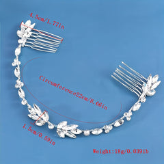 Crystal Hair Comb Bridal Insert Comb Wedding Jewelry
