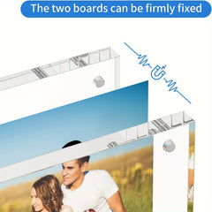 Acrylic Picture Frame 12x17 Double Sided Photo Display