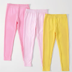 Toddler Girls 3pc Ribbed Knit Leggings Set