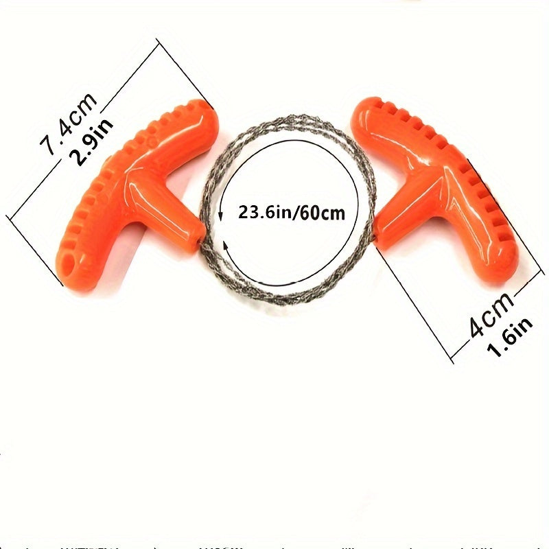 PP Handle Mini Pocket Saw Stainless Steel Wire Saw