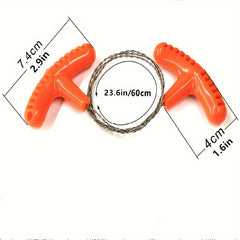 PP Handle Mini Pocket Saw Stainless Steel Wire Saw