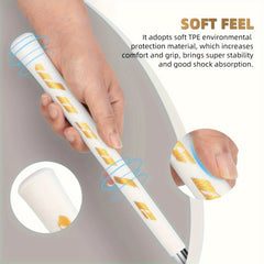 1pc Golf Grip Iron Wood Anti Skid Sweat Absorption Transparent Grip