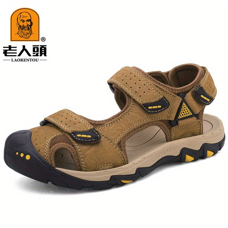 LAORENTOU Men's Anti Collision Sandals Beach Shoes Summer
