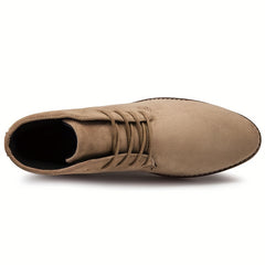 Men's Pointed Toe Lace Up Boots Smart Casual Shoes