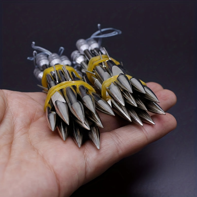 5pcs Stainless Steel Fish Arrow Model in Iron Box