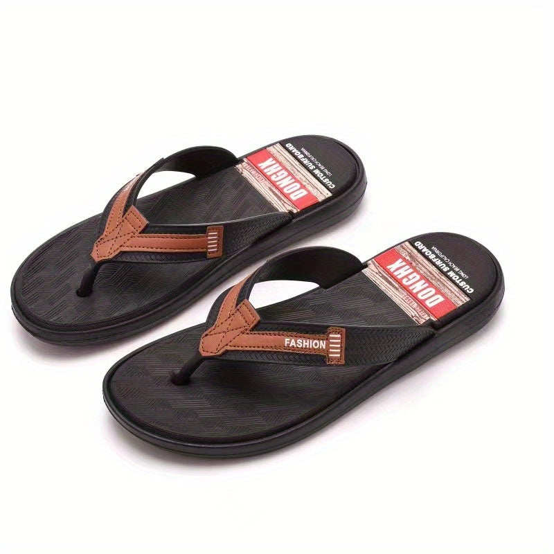 Men's Comfy Beach Slippers Outdoor Casual Flip Flops