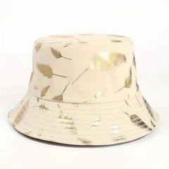 Bucket Hat Feather Version Bronzing Sunshade All match Sunscreen