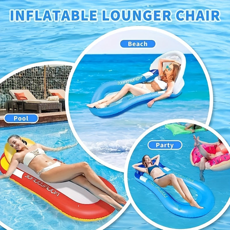 Inflatable Pool Float Mat Durable Thickened PVC Soft Water Hammock
