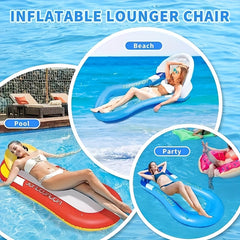 Inflatable Pool Float Mat Durable Thickened PVC Soft Water Hammock