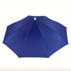 Outdoor Folding Head-Worn Hands-Free Fishing Umbrella