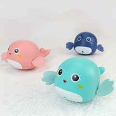 Kids Dolphin Water Spray Sprinkler Bath Toy Clockwork