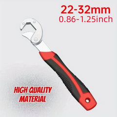 Non Slip Stainless Steel Adjustable Wrench 6-32mm Spanner