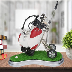 Golf Pens Set & Holder Stocking Stuffers Desk Accessories for Men