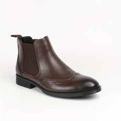 Men's Brogue Chelsea Boots Casual Shoes