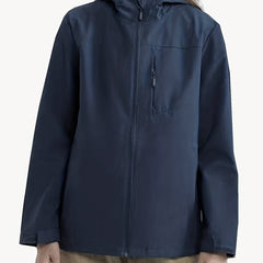 Women's Soft Shell Hooded Jacket Waterproof & Windproof