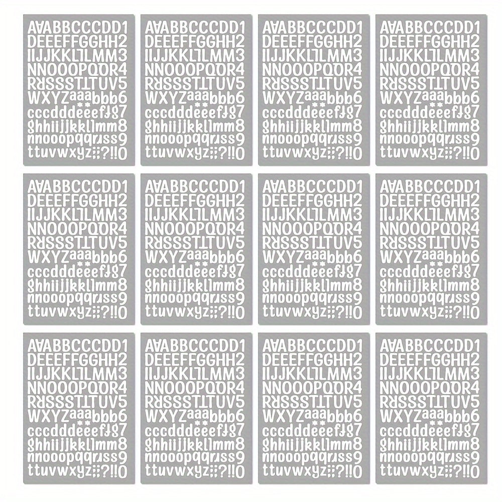 Colorful Vinyl Letter Stickers for DIY Scrapbooking Craft