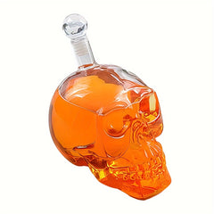 Skull Shape Vodka Bottle With Creative Lid