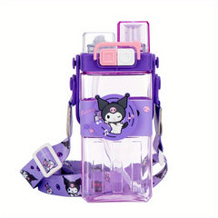 570ml Kolumi Straw Cup Heat Resistant Anti Fall Double Drinking Cup For Kids