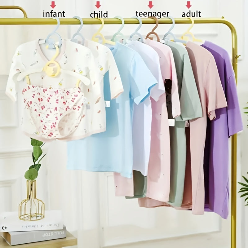 5pcs Baby Closet Hangers Non Slip & Retractable For Newborn