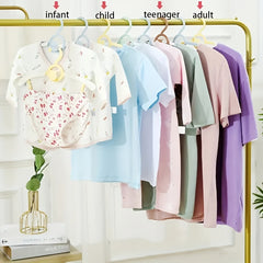 5pcs Baby Closet Hangers Non Slip & Retractable For Newborn