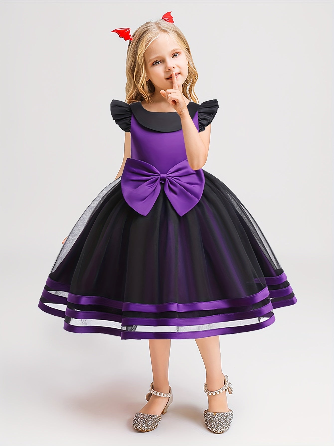 Halloween Princess Dress Clash A-Line Costume for Kids