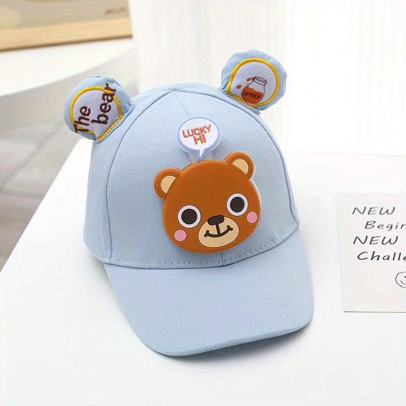 Kids Elephant Sunshade Baseball Cap Outdoor Activity 2-6 Years 50