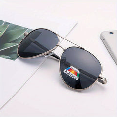 Men's Polarized Sunglasses Unisex Decorative Sunglasses with Case