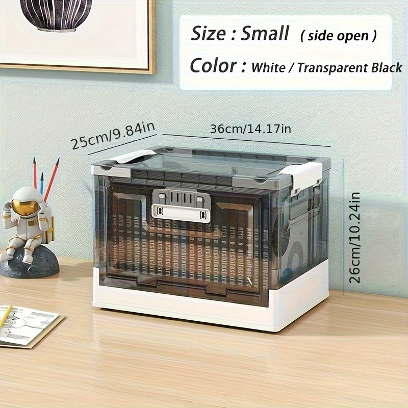 Plastic Storage Box Transparent Foldable Organizer Box