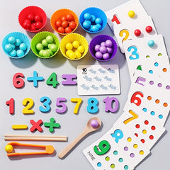 Montessori Kids Arithmetic Toys Number Cognitive Development