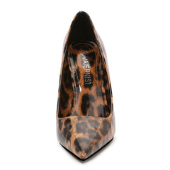 Leopard Print Pointed Toe High Heels Stiletto Pumps